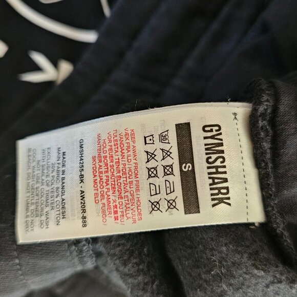 Gymshark Mens Legacy Sweat Shorts, Black, Tie Waist Size Small - Picture 7 of 9